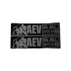 2020-2026 GMC Sierra HD | AEV 6.6L V8 Fender Emblems (Pair)