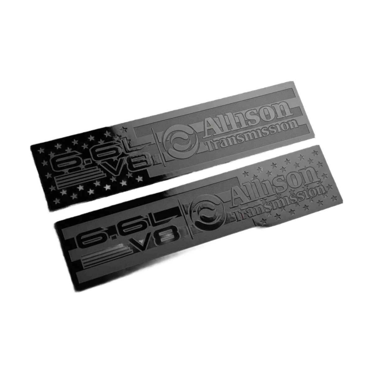 2020-2026 GMC Sierra HD | 6.6L V8 Allison Transmission Fender Emblems (Pair)