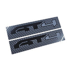 2020-2026 GMC Sierra HD | Carbon Fiber Look AT4-Style Fender Emblems (Pair)