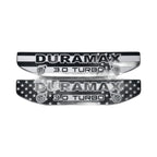 2019-2026 GMC Sierra 1500 | Duramax 3.0 Turbo American Flag Fender Emblem Inserts