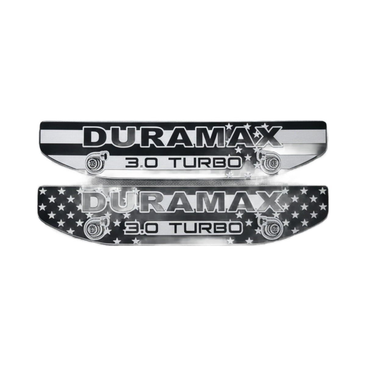 2019-2026 GMC Sierra 1500 | Duramax 3.0 Turbo American Flag Fender Emblem Inserts