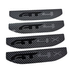 2020-2026 GMC Sierra 1500 | Carbon Fiber Look AT4-Style Fender Emblem Inserts (Pair)