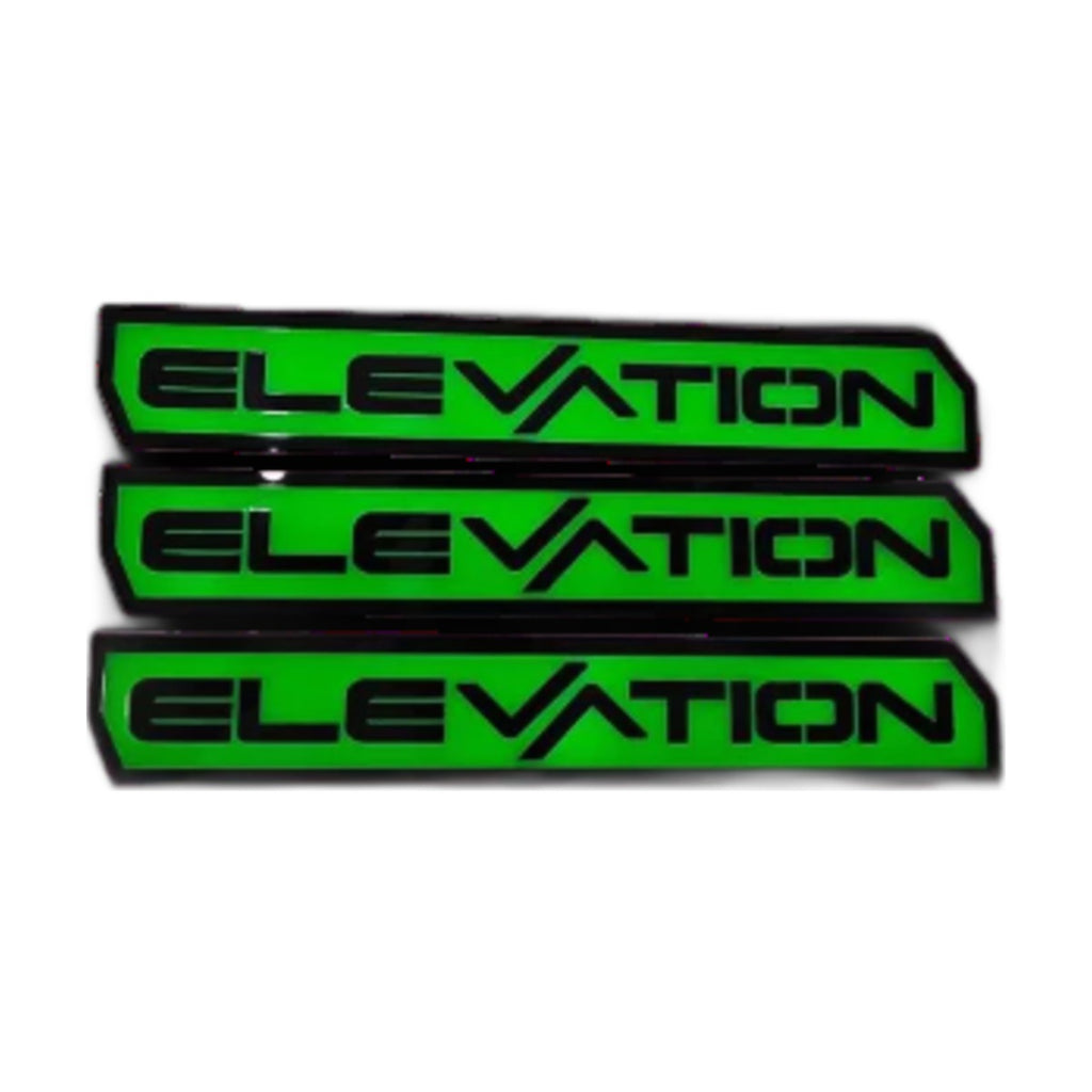 2019-2026 GMC Sierra | Color Elevation-Style Emblems (Set of 3)