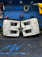 2015 - 19 CHEVY SILVERADO HD ALPHAREX PRO SERIES HEADLIGHTS