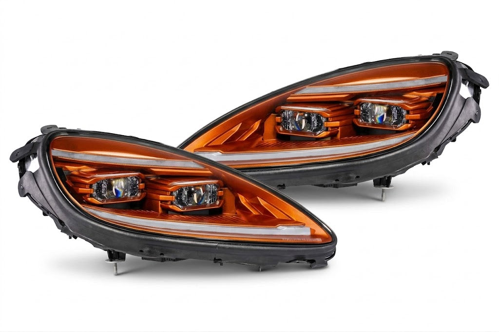2005-2013 Chevy Corvette C6 Morimoto XB Evo Hybrid LED Headlights – Orange