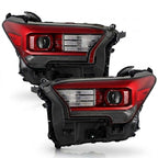 2024-2026 Toyota Tacoma LED Projector Headlights (Halogen Signal Models) – Red