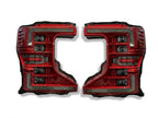 2020-2022 Ford Super Duty Morimoto XB LED headlights painted red