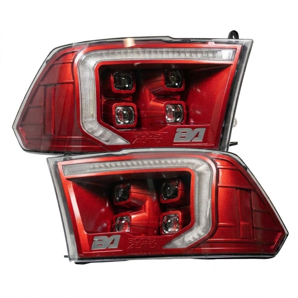 2009-2018 Ram 1500 / 2010-2018 Ram 2500/3500 VX4 LED Headlights – Red