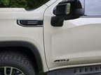 2020-2026 GMC Sierra, Yukon & Canyon | AT4-Style American Flag Emblems (Set of 3) (installed reference photo)