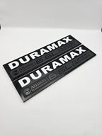 2020-2026 GMC Sierra HD | Duramax-Style Color Fender Emblem Inserts (Pair) (installed reference photo)