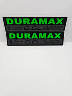 2020-2026 GMC Sierra HD | Duramax-Style Color Fender Emblem Inserts (Pair) (installed reference photo)