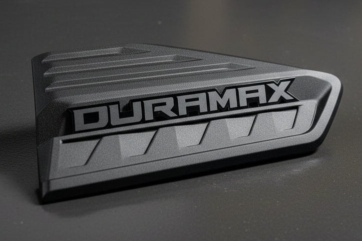 2020-2026 Chevy Silverado HD | Duramax Hood Emblems (Pair) (installed reference photo)