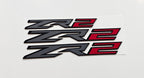 2022-2026 Chevy Silverado | ZR2-Style Emblems (Set of 3) (installed reference photo)