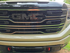 2020-2026 GMC Sierra, Yukon & Canyon | AT4-Style American Flag Emblems (Set of 3) (installed reference photo)