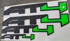 2019-2026 GMC Sierra & Yukon | AT4-Style Emblems (Set of 3) (installed reference photo)