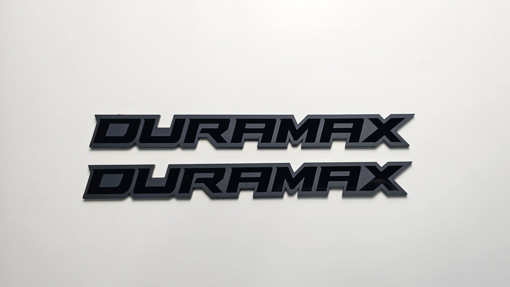 2020-2026 Chevy Silverado HD | Duramax Hood Emblems (Pair) (installed reference photo)