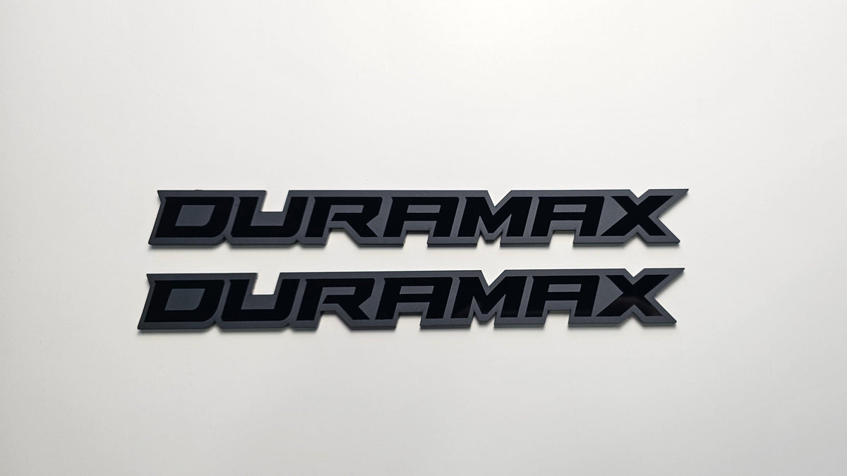 2020-2026 Chevy Silverado HD | Duramax Hood Emblems (Pair) (installed reference photo)