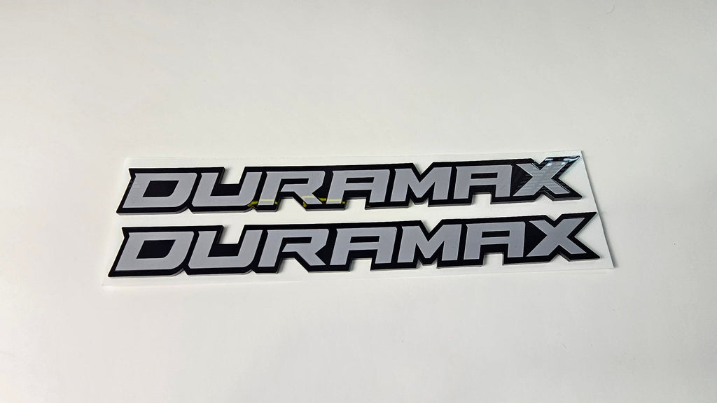 2020-2026 Chevy Silverado HD | Duramax Hood Emblems (Pair) (installed reference photo)