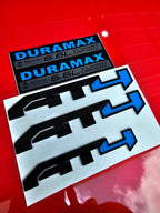 2019-2026 GMC Sierra & Yukon | AT4-Style Emblems (Set of 3) (installed reference photo)