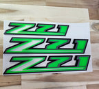 2021-2026 Chevy Silverado | Z71-Style Emblems (Set of 3) (installed reference photo)