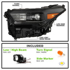 2024-2026 Toyota Tacoma | LED Projector Headlights (Halogen Signal Models)