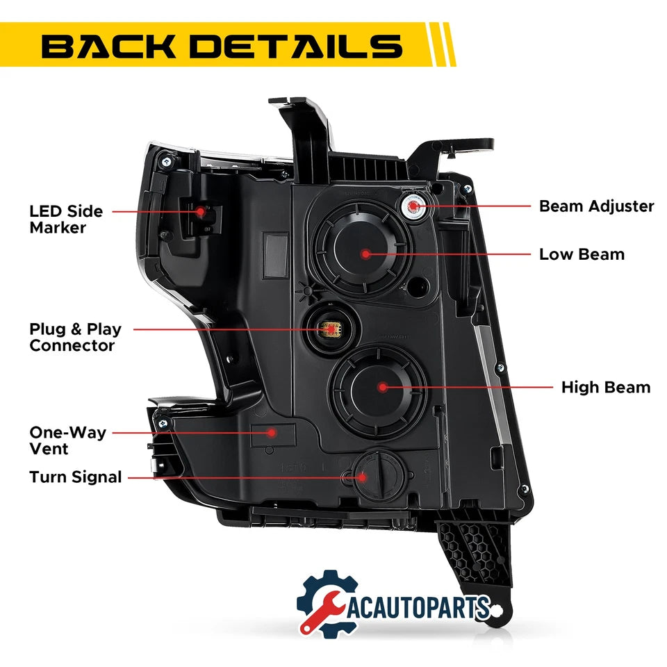 2015-2020 CHEVROLET TAHOE PROJECTOR HEADLIGHTS