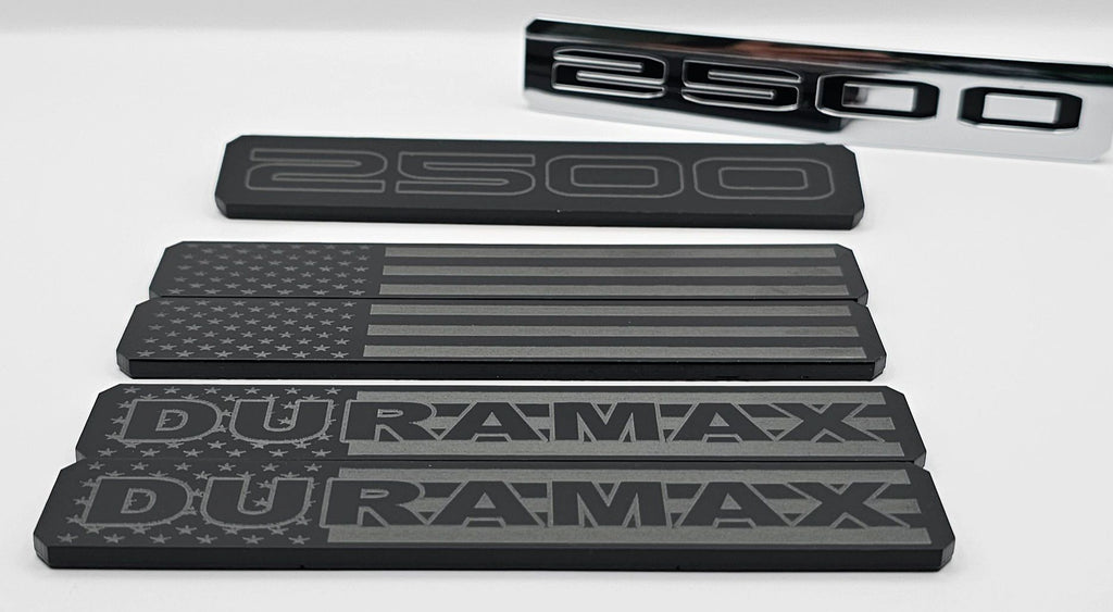 2024-2026 GMC Sierra HD | Front Bumper Inserts (installed reference photo)