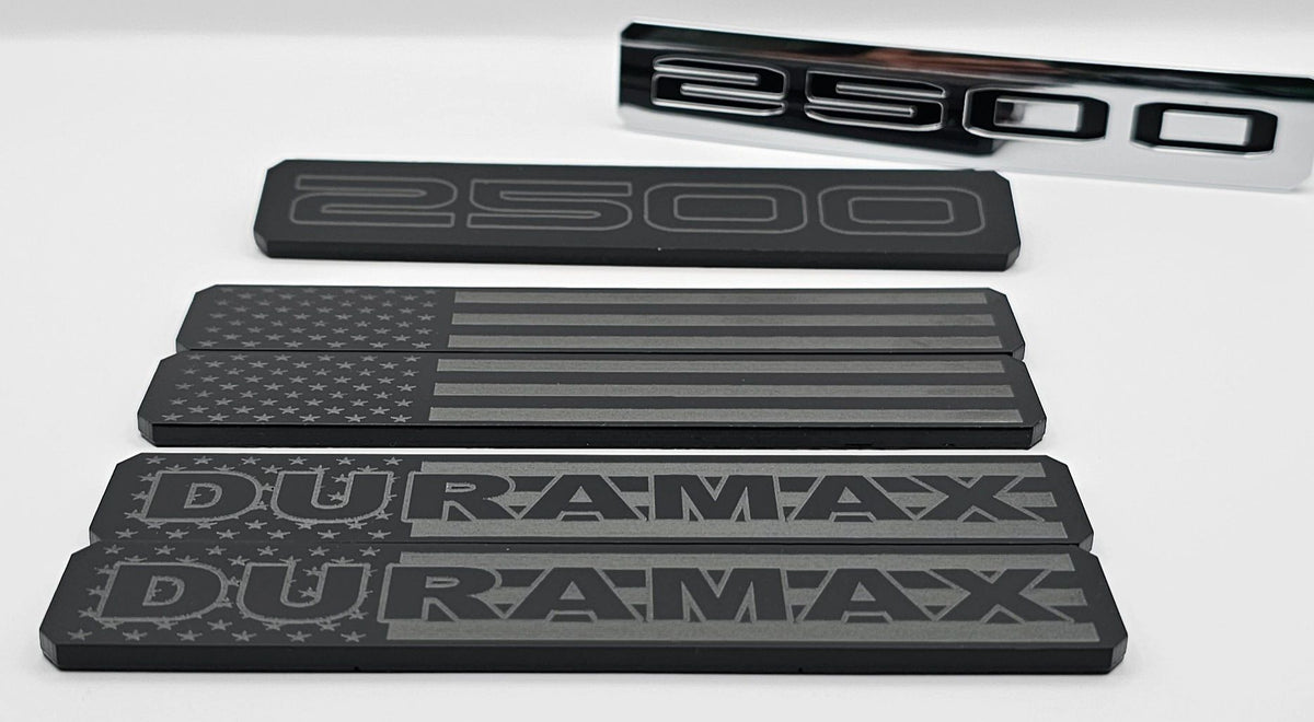 2024-2026 GMC Sierra HD | Front Bumper Inserts (installed reference photo)