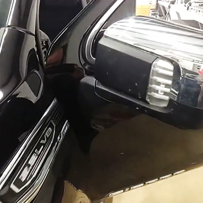 White Forward-Facing Mirror Lights Auto Flasher (WAF) Kit