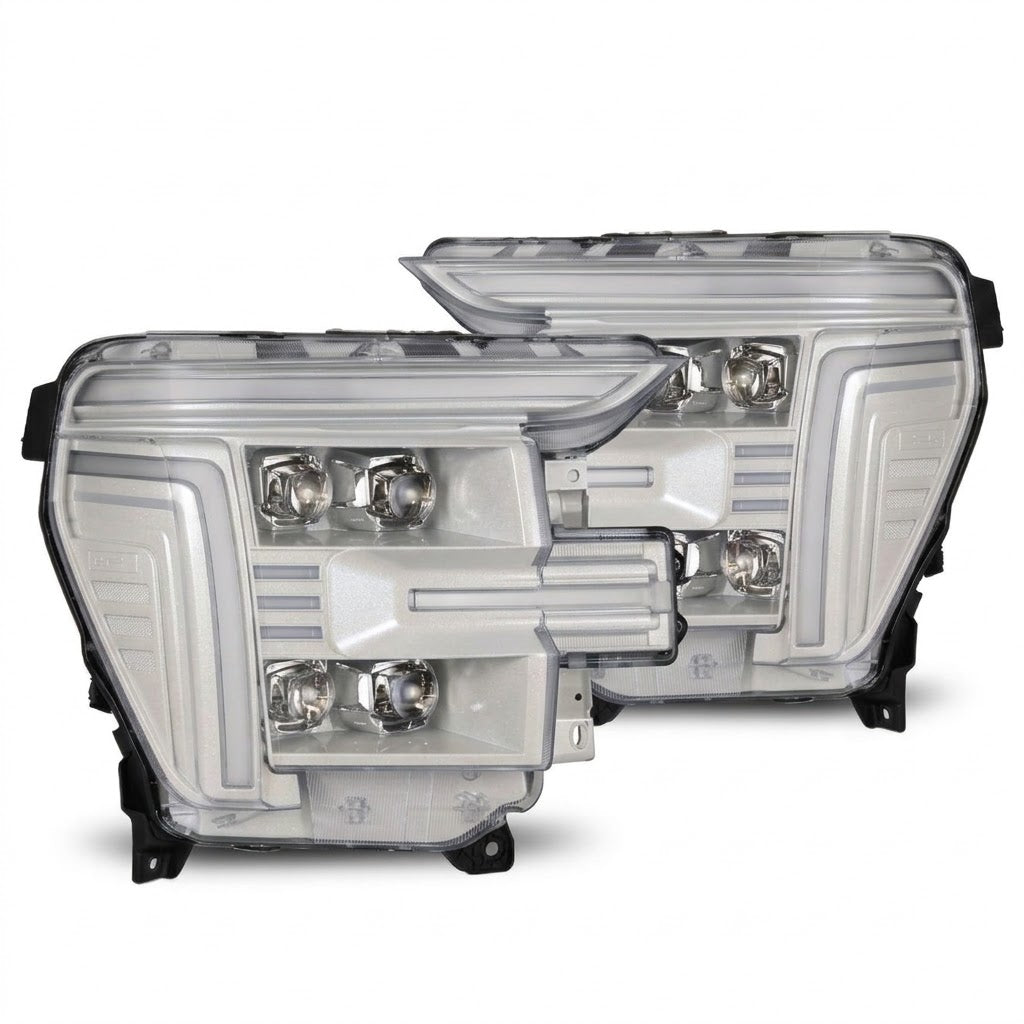 2024-2026 Ford F-150 & F-150 Raptor AlphaRex NOVA-Series LED Projector Headlights – White