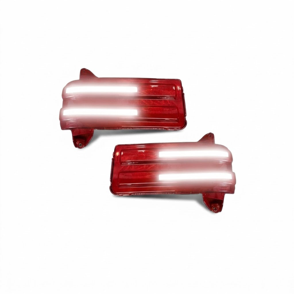 2019-2026 Chevy Silverado & GMC Sierra Colormatched Tow Mirror Marker Lights – Red, White Lit