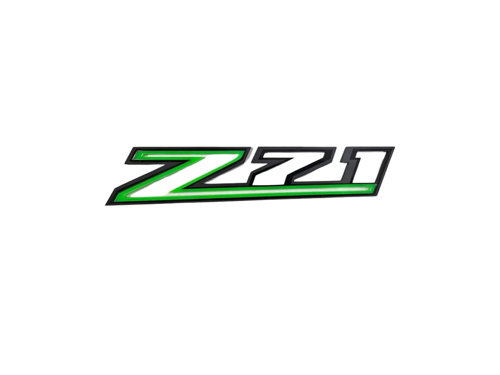 2021-2026 Chevy Silverado | Z71-Style Emblems (Set of 3) (installed reference photo)