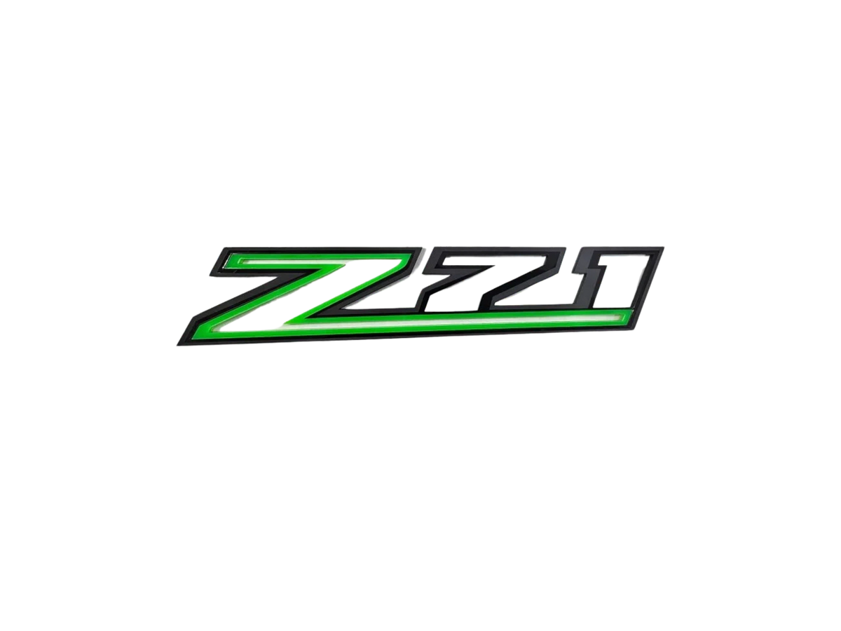 2021-2026 Chevy Silverado | Z71-Style Emblems (Set of 3) (installed reference photo)