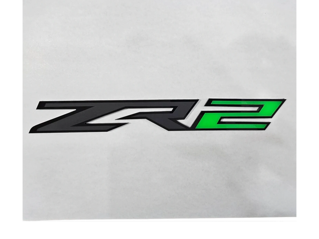 2022-2026 Chevy Silverado | ZR2-Style Emblems (Set of 3) (installed reference photo)