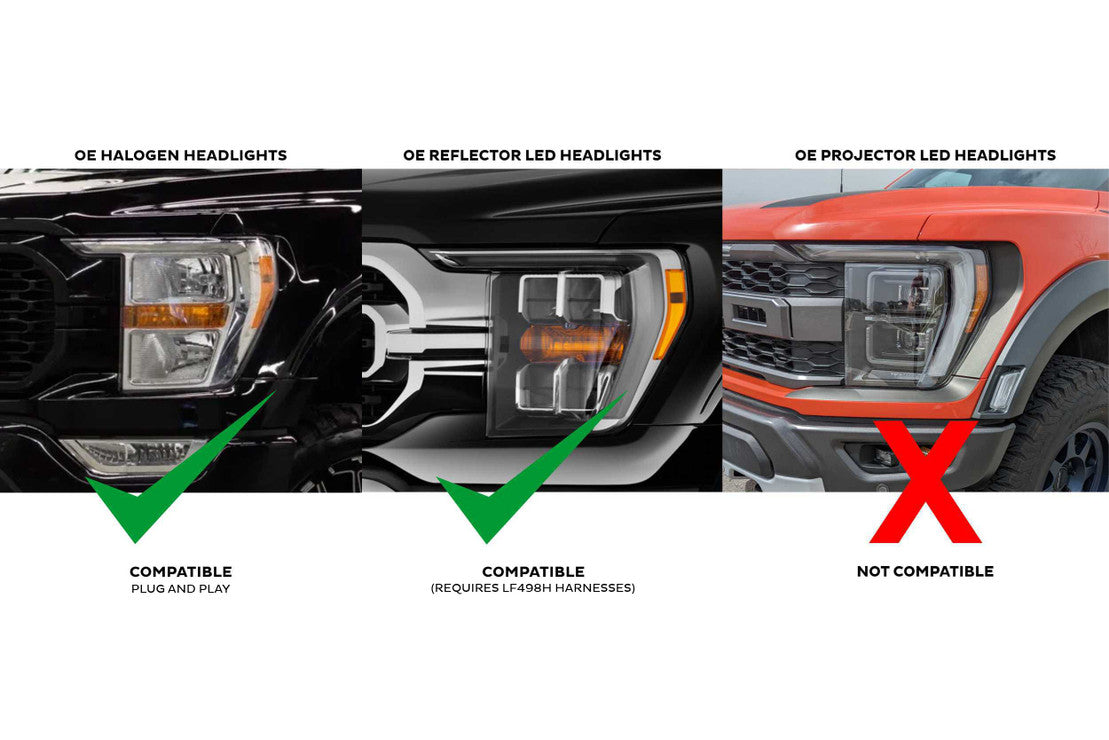 2021 - 23 FORD F150 MORIMOTO XB LED HEADLIGHTS