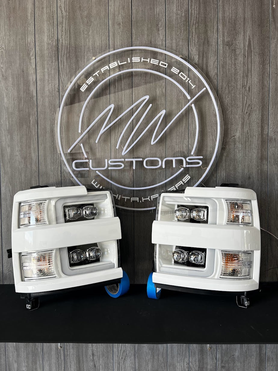 2015-19 CHEVROLET SILVERADO HD 2500/3500 ALPHAREX HEADLIGHTS NOVA SERIES