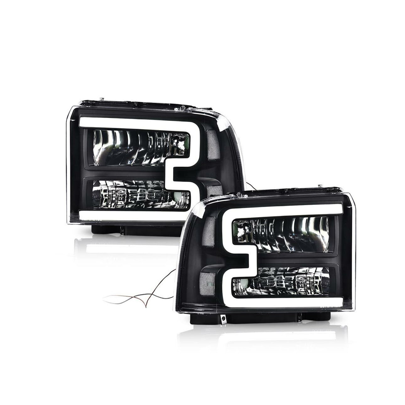 2005-07 FORD SUPER DUTY C BAR HEADLIGHTS