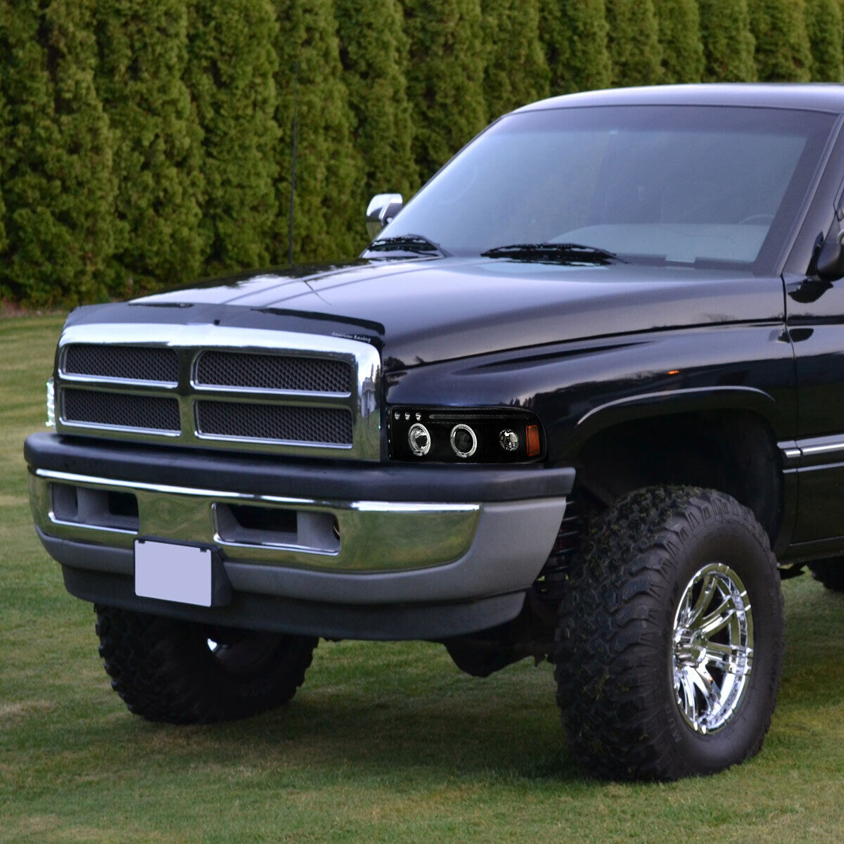 1994-2001 DODGE RAM 1500, 2500/3500 LED HALO HEADLIGHTS