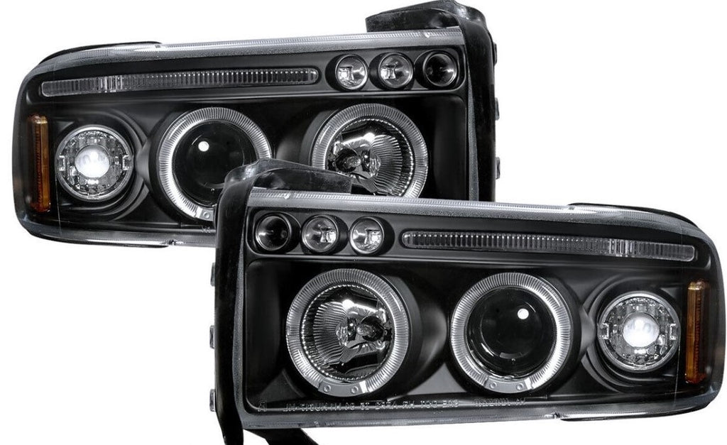 1994-2001 DODGE RAM 1500, 2500/3500 LED HALO HEADLIGHTS