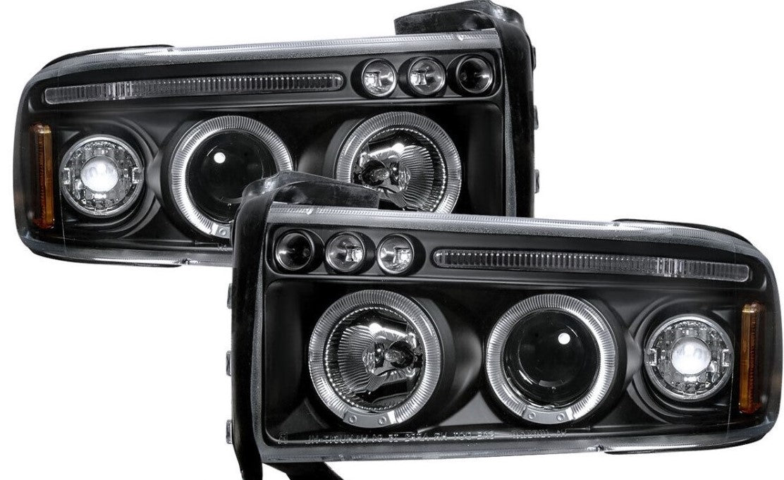 1994-2001 DODGE RAM 1500, 2500/3500 LED HALO HEADLIGHTS