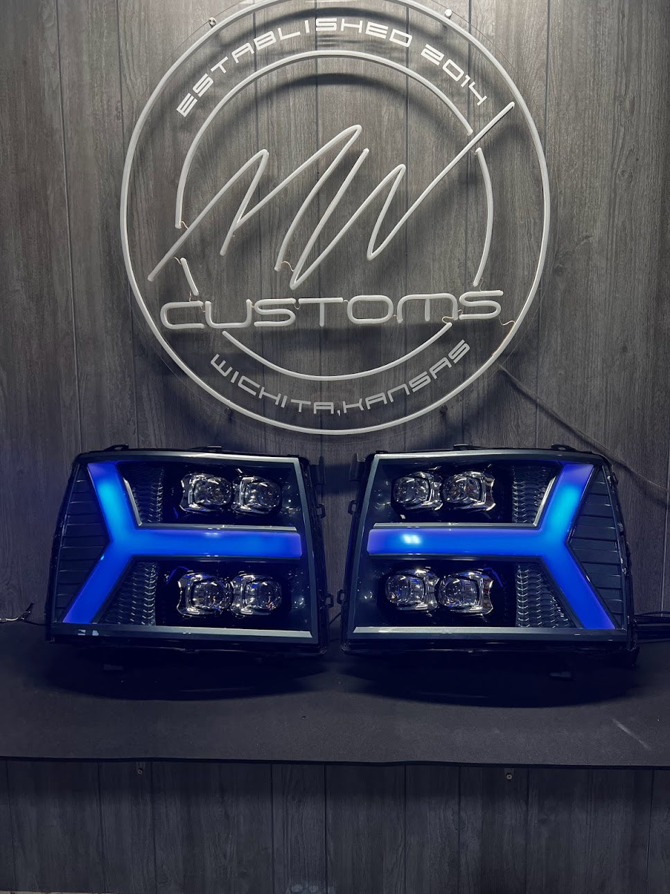 2007-13 SILVERADO ALPHAREX HEADLIGHTS NOVA SERIES