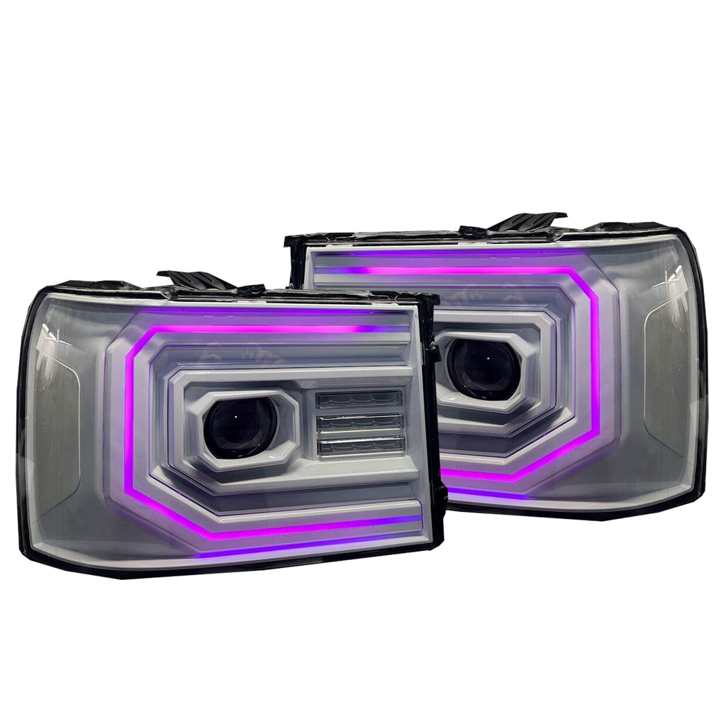 2007-13 GMC SIERRA ALPHAREX HEADLIGHTS