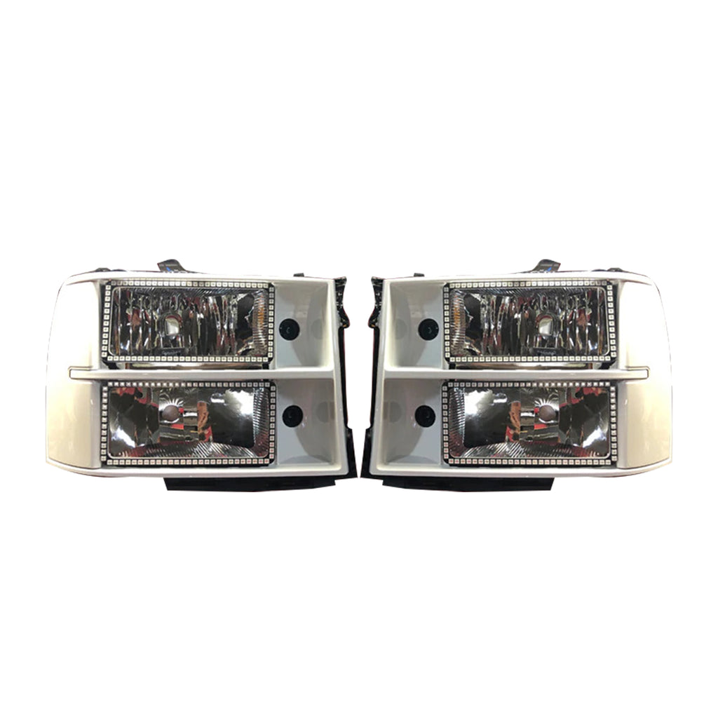 2007-2013 GMC Sierra Color-Matched Headlights