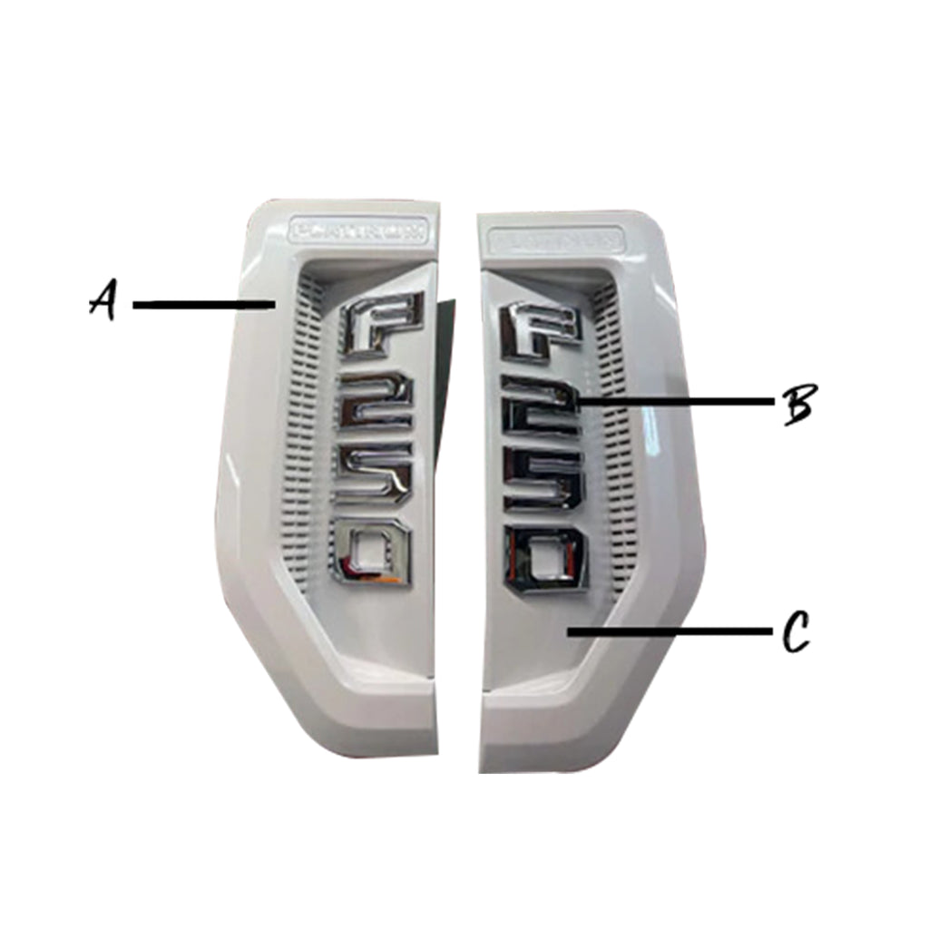 2017-2022 Ford Super Duty Fender Badges