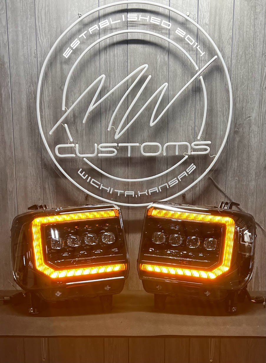 2014-18 GMC SIERRA ALPHAREX NOVA SERIES HEADLIGHTS