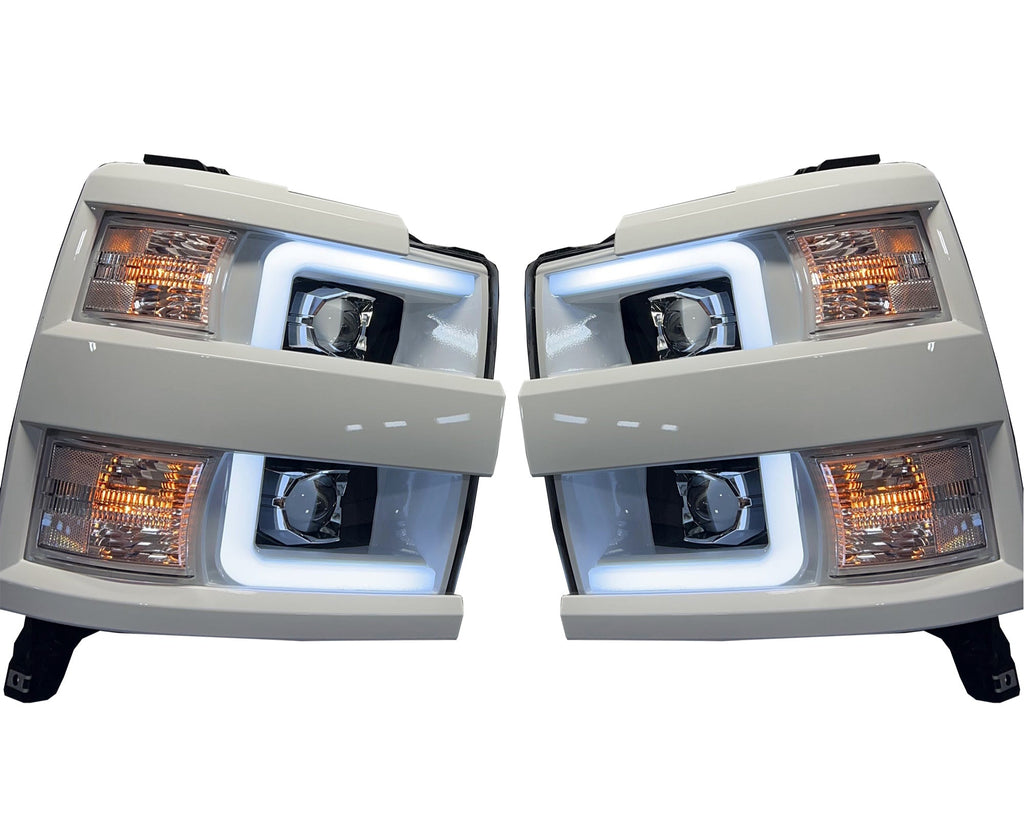 2015-19 CHEVROLET SILVERADO HD 2500/3500 ALPHAREX HEADLIGHTS