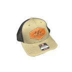 MW Customs Olive/Black Hat w/ Leather Patch