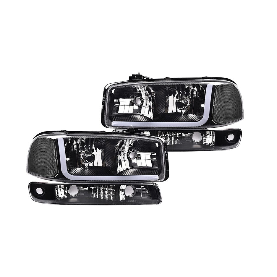 1999-06 GMC SIERRA C BAR HEADLIGHTS